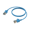 PROCAB CSD560BU/2 Kabel sieciowy Slimline - CAT6A RJ45 - RJ45 U/UTP wersja niebieska - 2 m